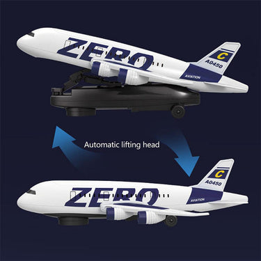 LIGHT AND MUSIC AIRPLANE TOY WITH LIFTING AND OBSTACLE FUNCTION